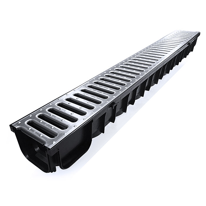 A15 Dakota Drainage Channel x 1m Galvanised Grate www