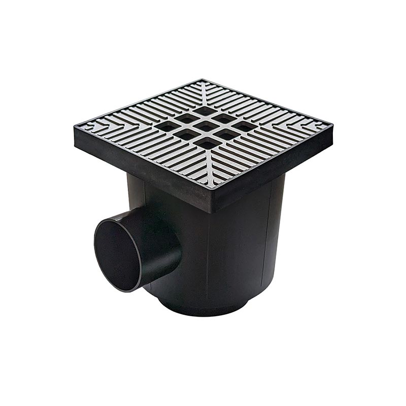 Drain Point Patio Gully Silver Aluminium Grate www.drainagefittings.co.uk